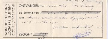 Kwitantie huur woning hygieaplein