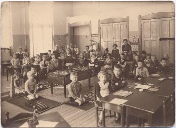 Klassefoto Tweede Montessorischool het Winterkoninkje