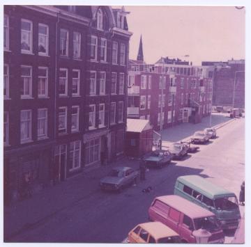 Oudbouw Borgerstraat, vanuit nr 54 genomen.