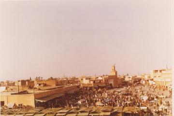 Het grote plein van Marrakech