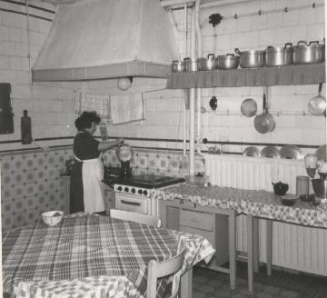 De keuken van een grote hollandse familie