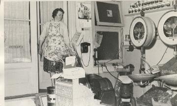 Interieur groentenwinkel