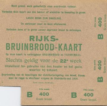 Distributiekaart W. O. II