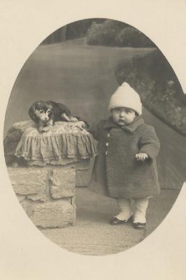 Kinderportret met hondje