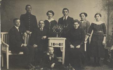 Familieportret van de familie van Brussel