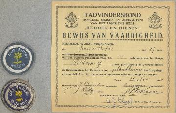 Bewijs van vaardigheid padvindersbond