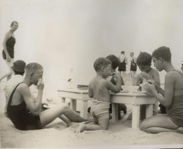 Strandtafereel