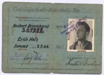 Ausweis van werknemer in Duitsland
