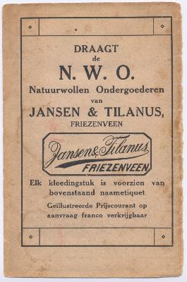 Advertentie Jansen en Tilanus