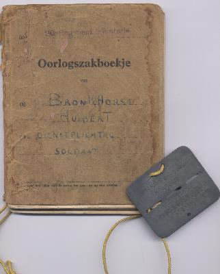 Oorlogszakboekje dienstplichtig soldaat