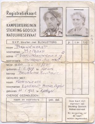 Kaart Stichting Gooisch Natuurreservaat; De Fransche Kamp