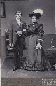 Huwelijksfoto van Hendrika Wilhelmina Wallet en Alois Hellin